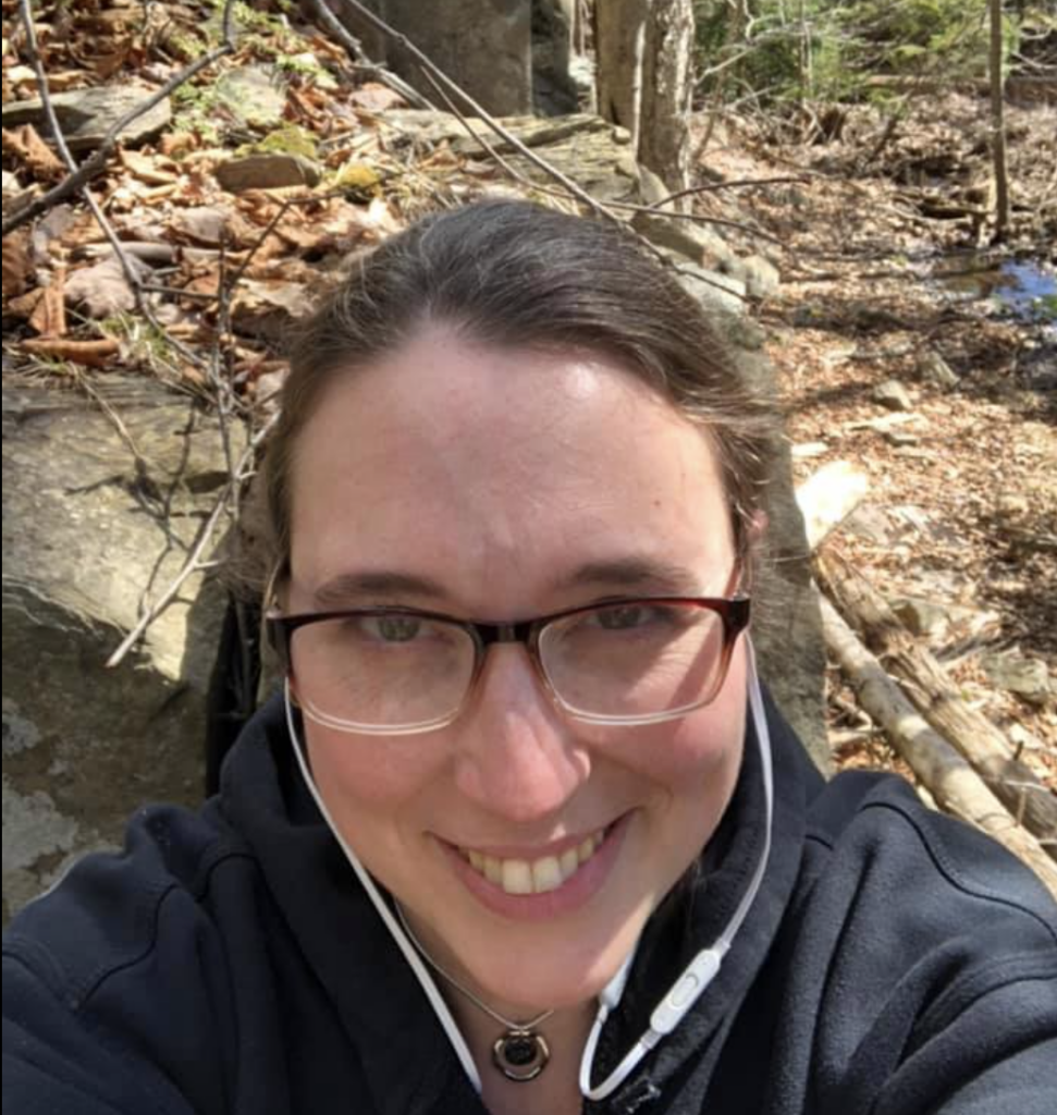 The author in the woods.